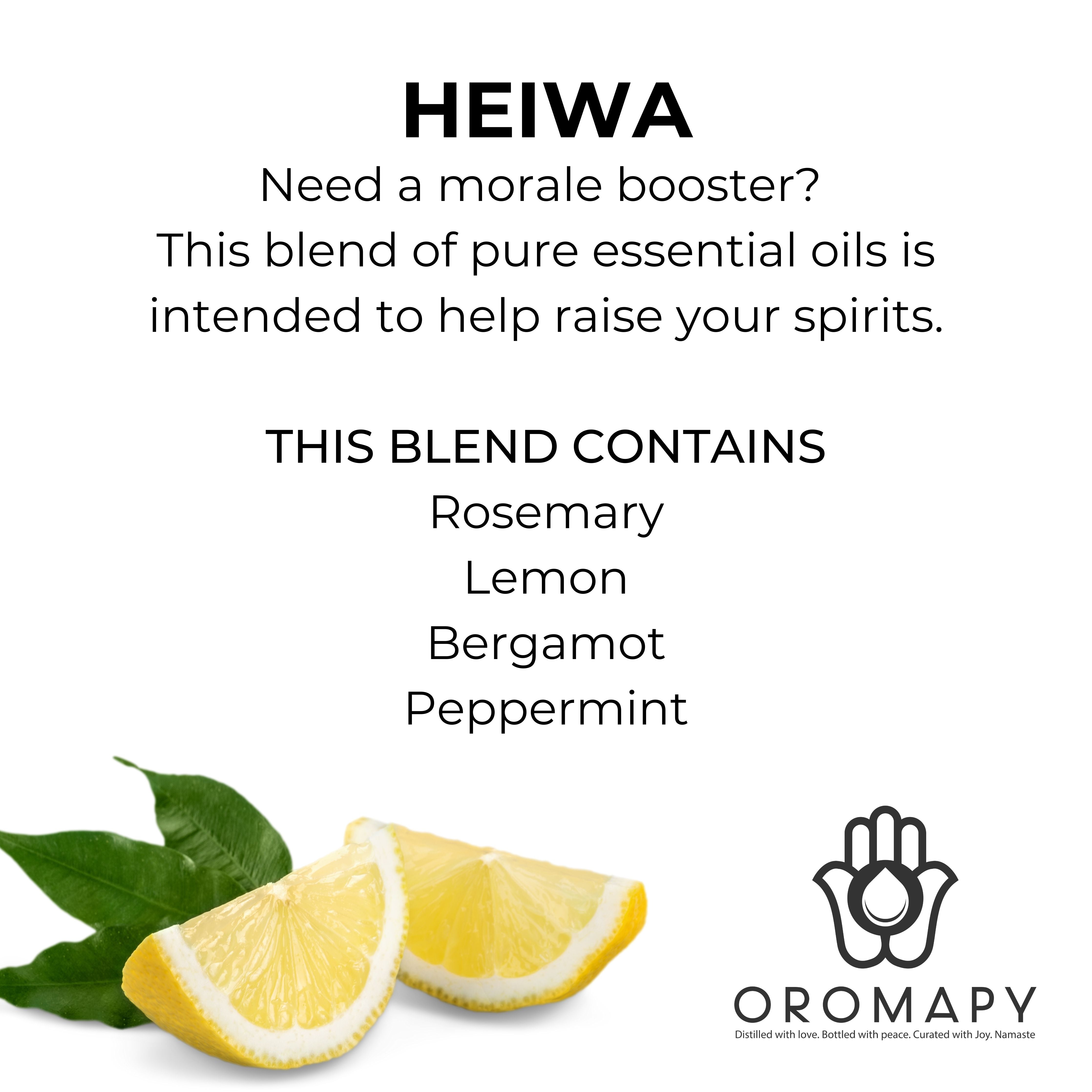 Essential Oil Blend for Enhancing Mood